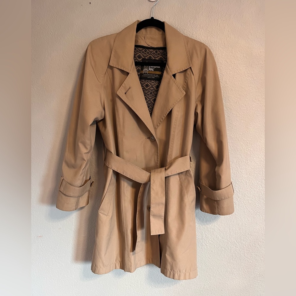 Vintage London Fog trench coat.
